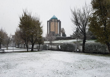 ریزش پراکنده برف استان همدان را فرا می‌گیرد