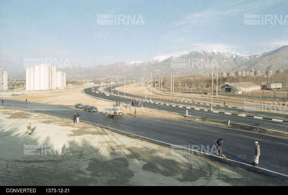 افتتاح بزرگراه بابائی توسط رییس جمهوری