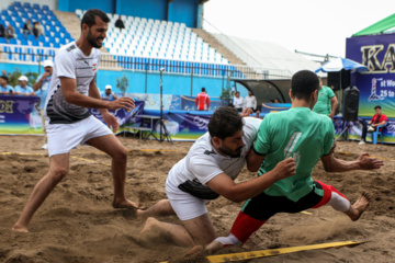 Iran : tournoi de championnat du monde du Kabaddi sur la plage