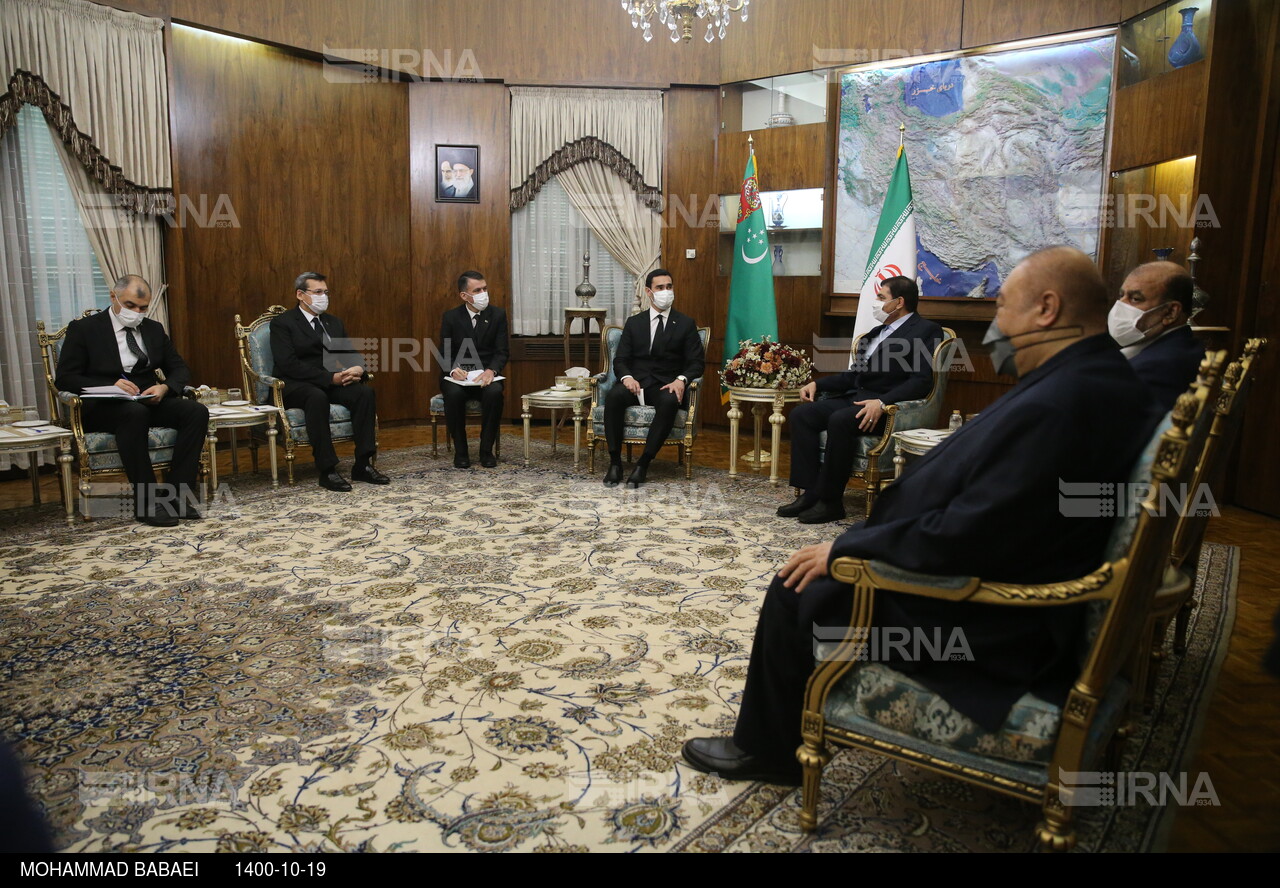 دیدار معاون اول رییس جمهور ایران با معاون اول رییس جمهور ترکمنستان