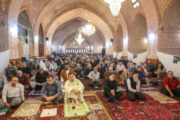 Iran : Cérémonie de retraite spirituelle (Itikaf) à Tabriz au nord-ouest