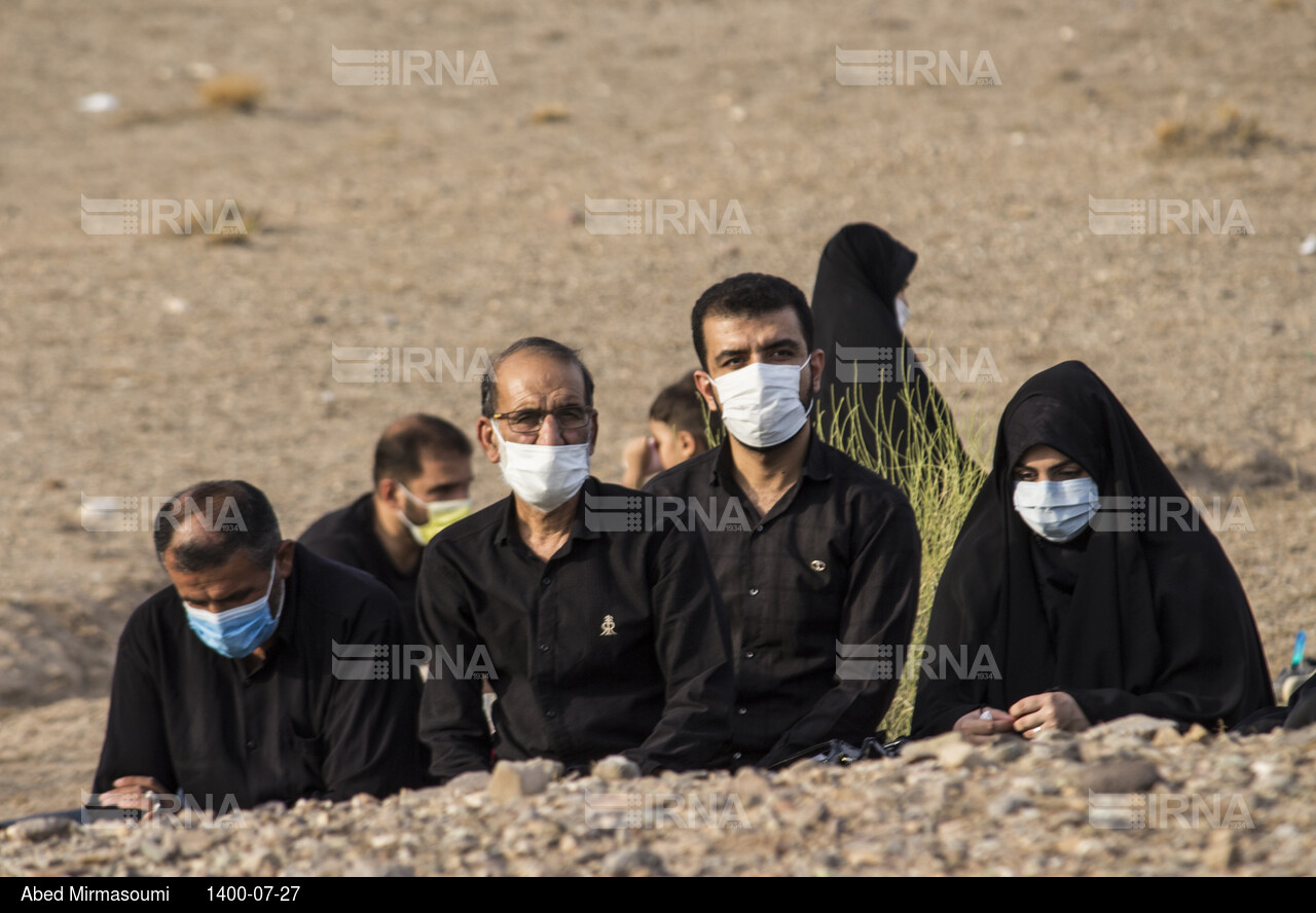 عزاداری در صحرای سمنان