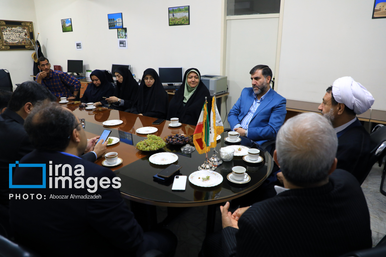 مراسم روز خبرنگار در دفتر خبرگزاری ایرنا در کرمان