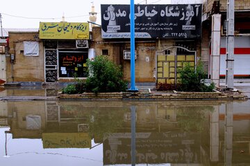 آبگرفتگی معابر سربندر