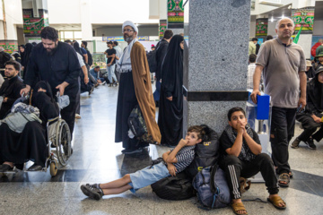 تردد زائران در مرز خسروی