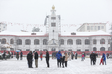 Iran-décembre 2024 : chutes de neige d’automne à Rasht au nord (Photo : Mojtaba Mohammadi)