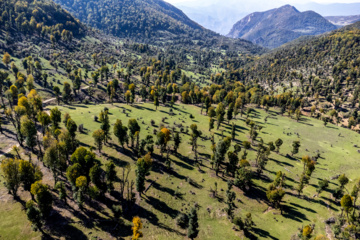 Iran: plaine de Markouh dans la province du Golestan au nord