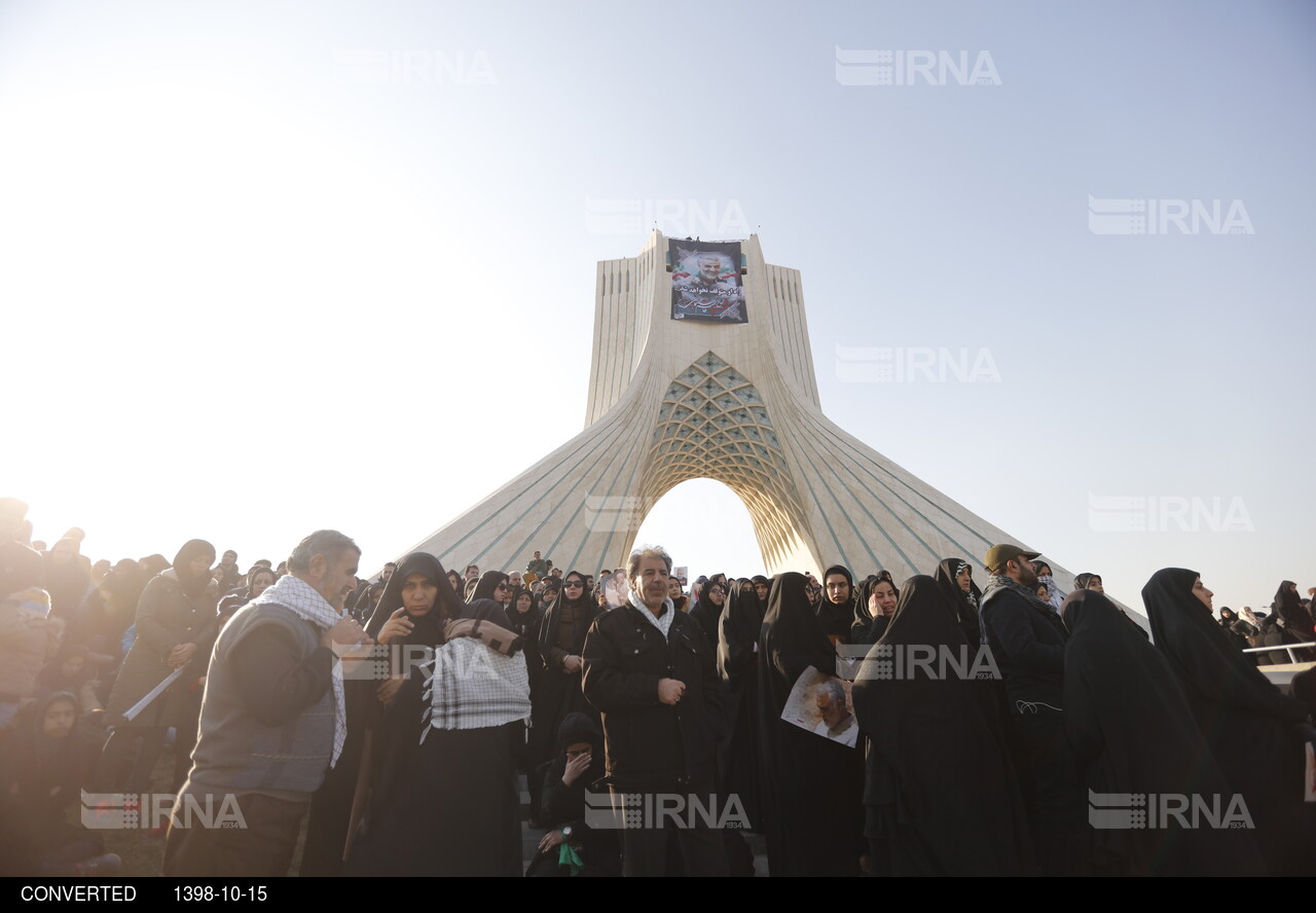 وداع با سربازان وطن - تشییع پیکر سردار سلیمانی