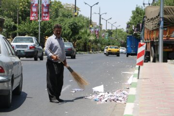 تبلیغات غیرمجاز نامزدهای انتخابات شوراهای اسلامی شهر ورامین و قرچک در اماکن ممنوعه