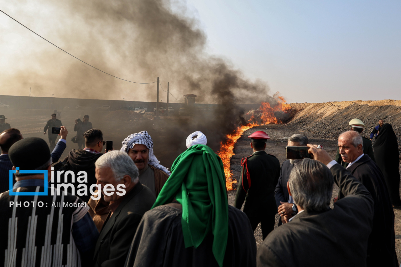 امحای هشت تن مواد مخدر در خوزستان