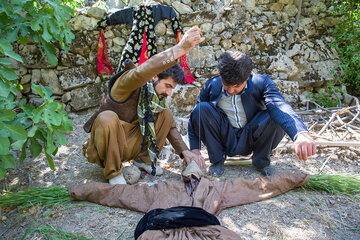 جشن چله تابستان در روستای زردوئی