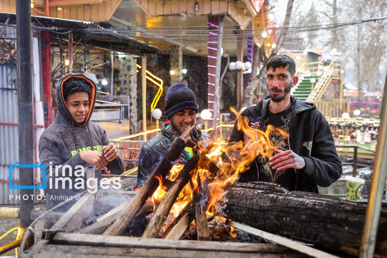 بارش برف در تهران