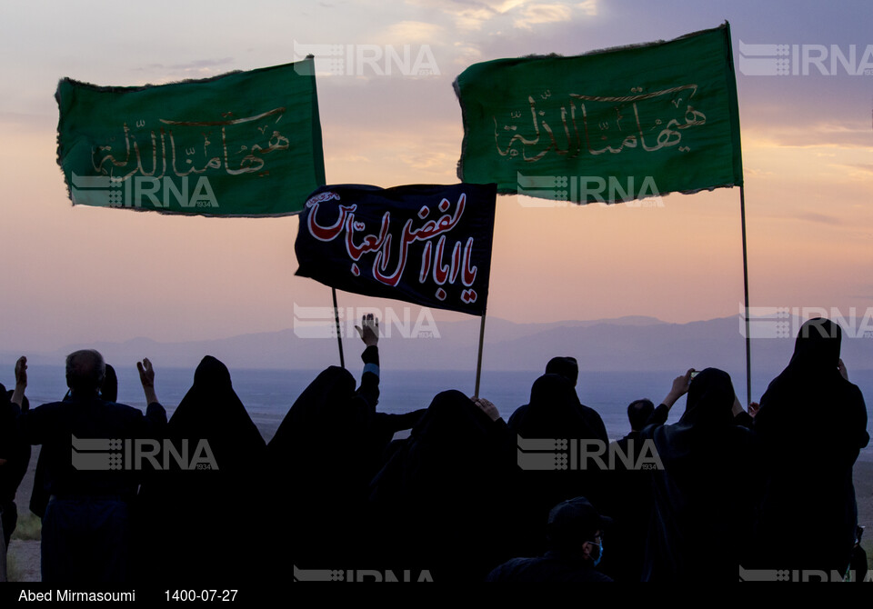 عزاداری در صحرای سمنان