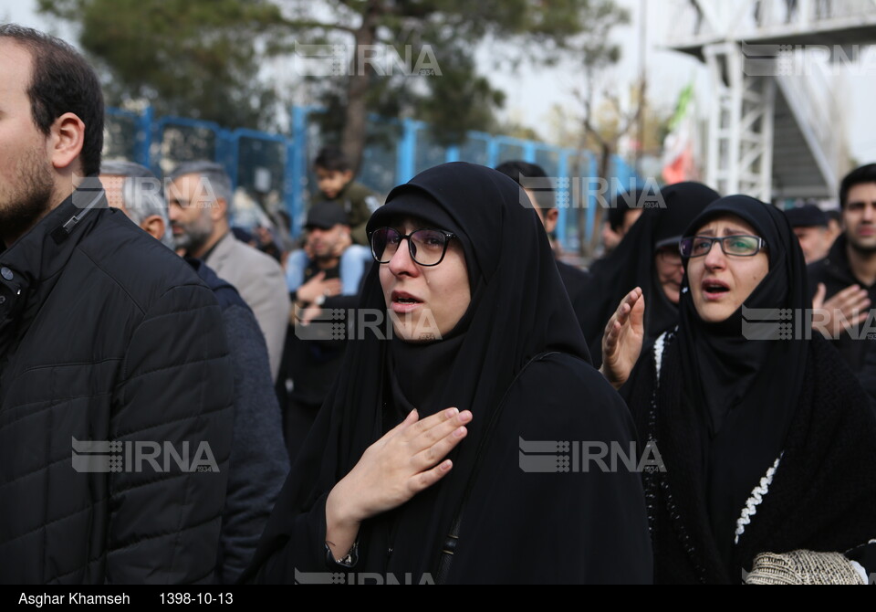 راهپیمایی مردم تهران در پی شهادت سردار سپهبد قاسم سلیمانی