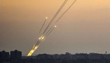 شلیک پنج راکت از غزه به سمت اراضی اشغالی