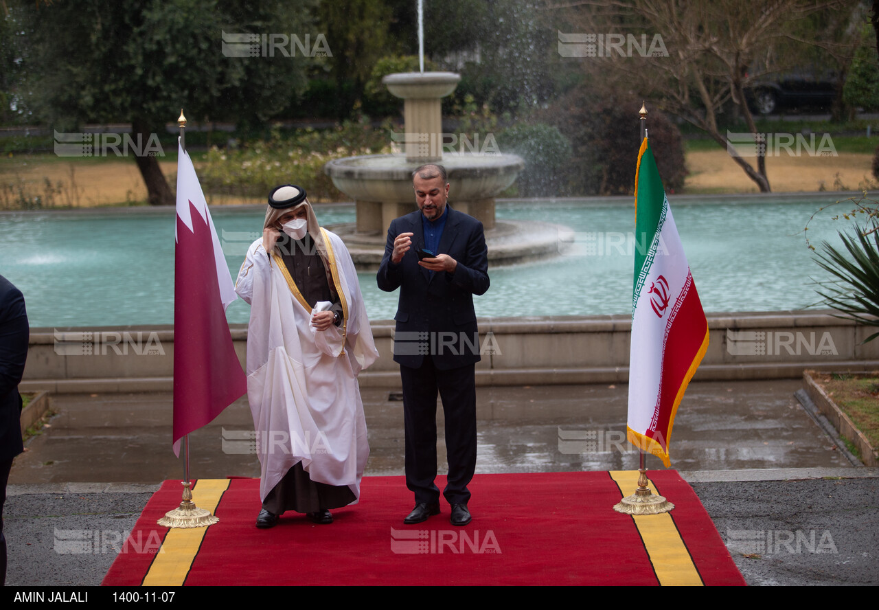 دیدار وزیران امورخارجه قطر و ایران