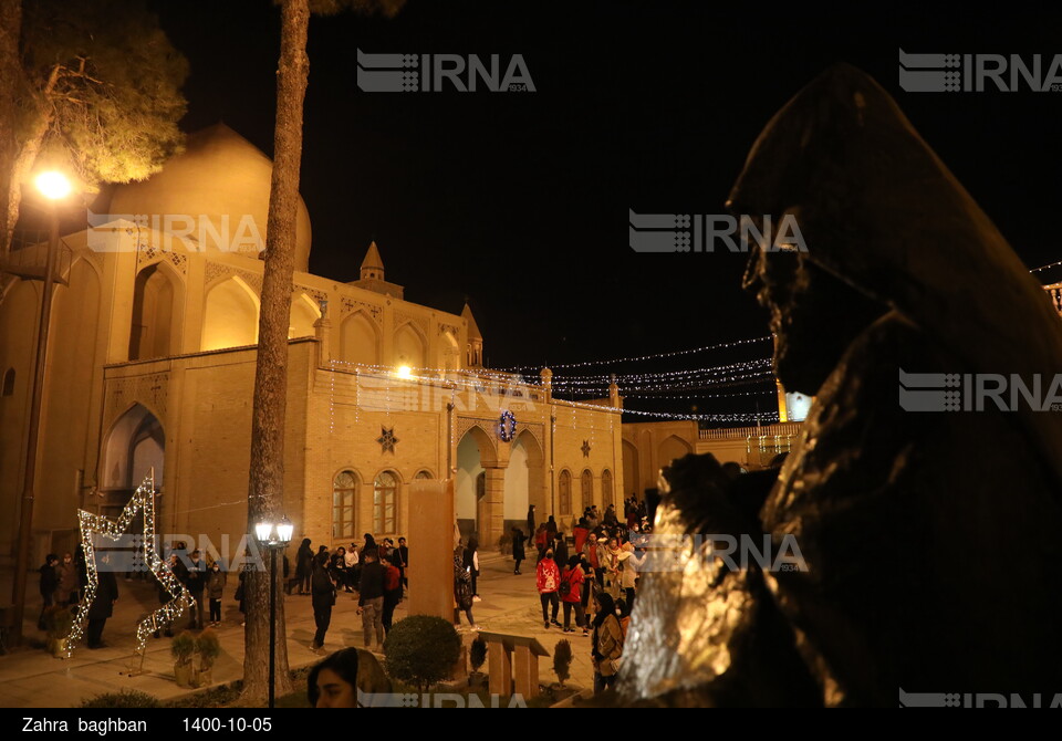 مراسم میلاد حضرت مسیح (ع) در کلیسای وانک و محله جلفای اصفهان
