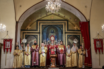 Cérémonies de la naissance et du baptême de Jésus (béni soit-il) à Tabriz (nord-ouest iranien) 