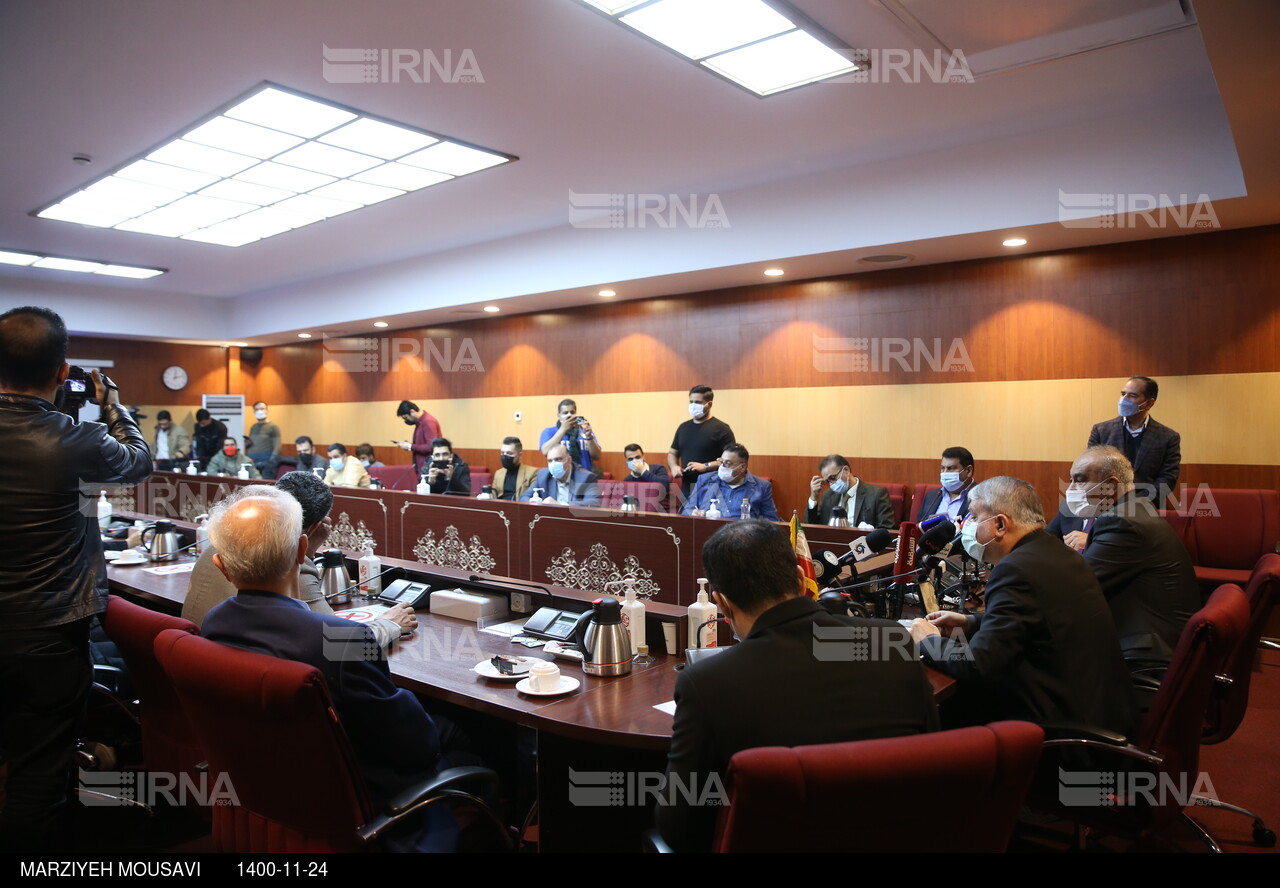 نشست خبری رؤسای کمیته‌های ملی المپیک ایران و عراق