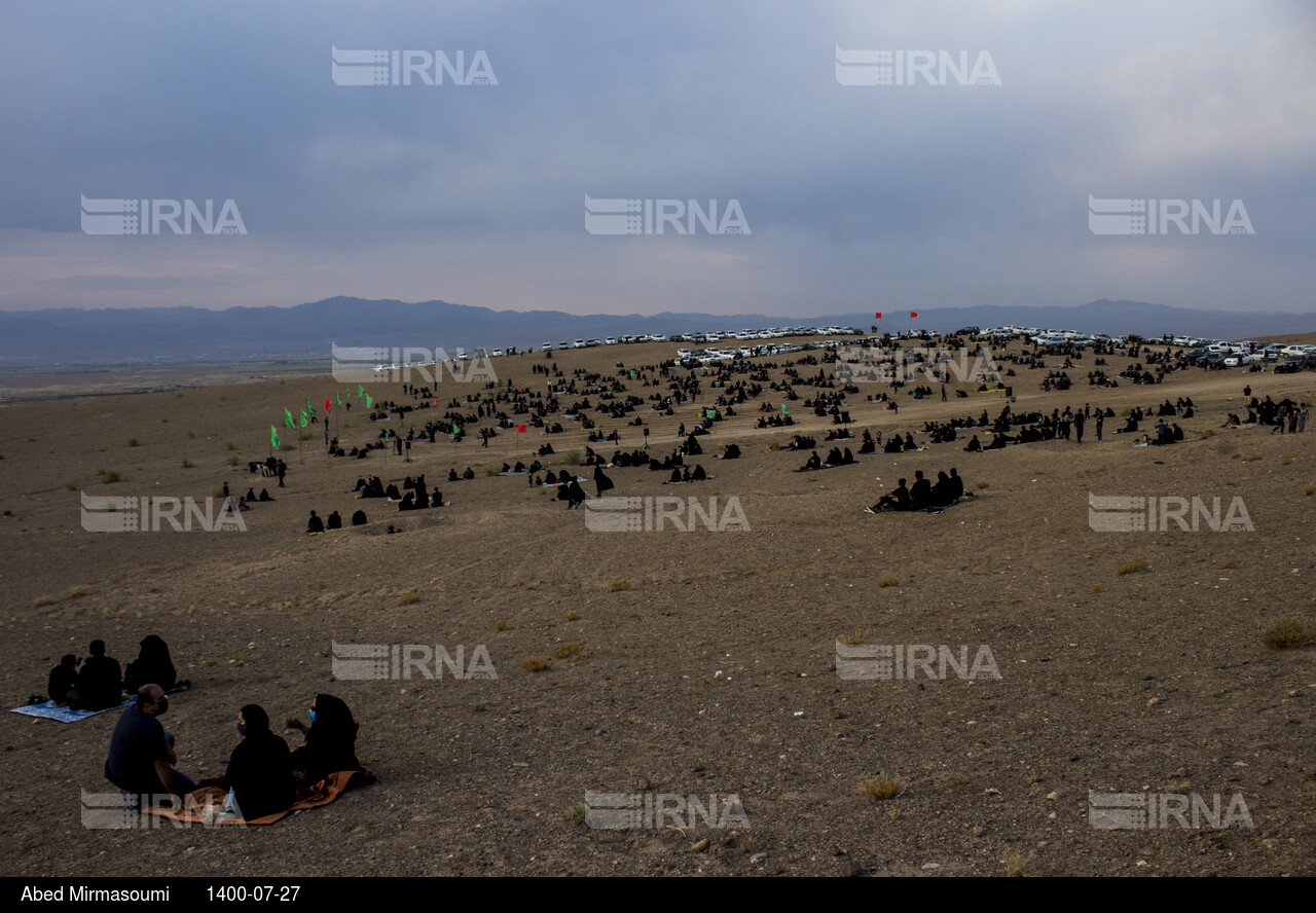 عزاداری در صحرای سمنان