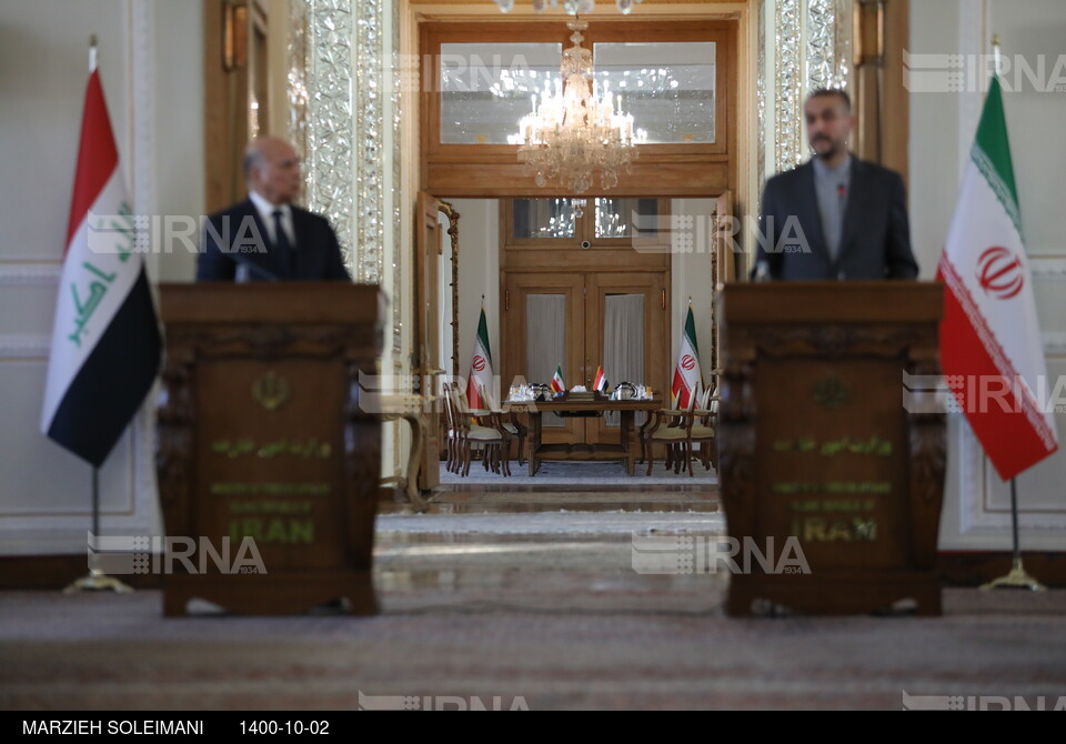 دیدار وزیران امور خارجه ایران و عراق