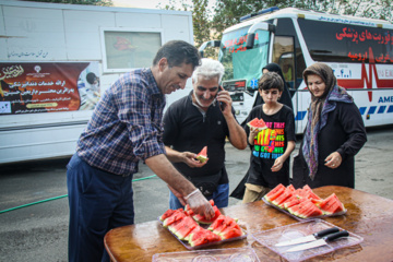 تردد زائران در مرز تمرچین