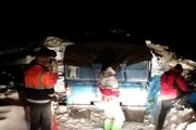  راننده گرفتار شده در کولاک محور میاندوآب - میانه از مرگ حتمی نجات یافت