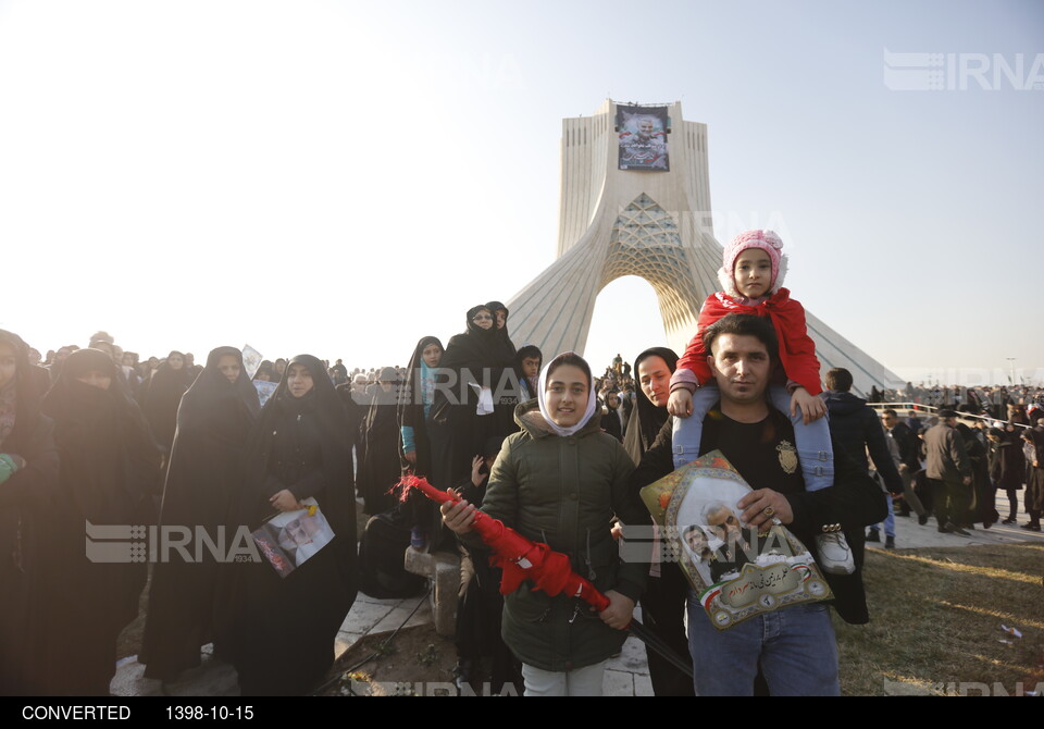 وداع با سربازان وطن - تشییع پیکر سردار سلیمانی