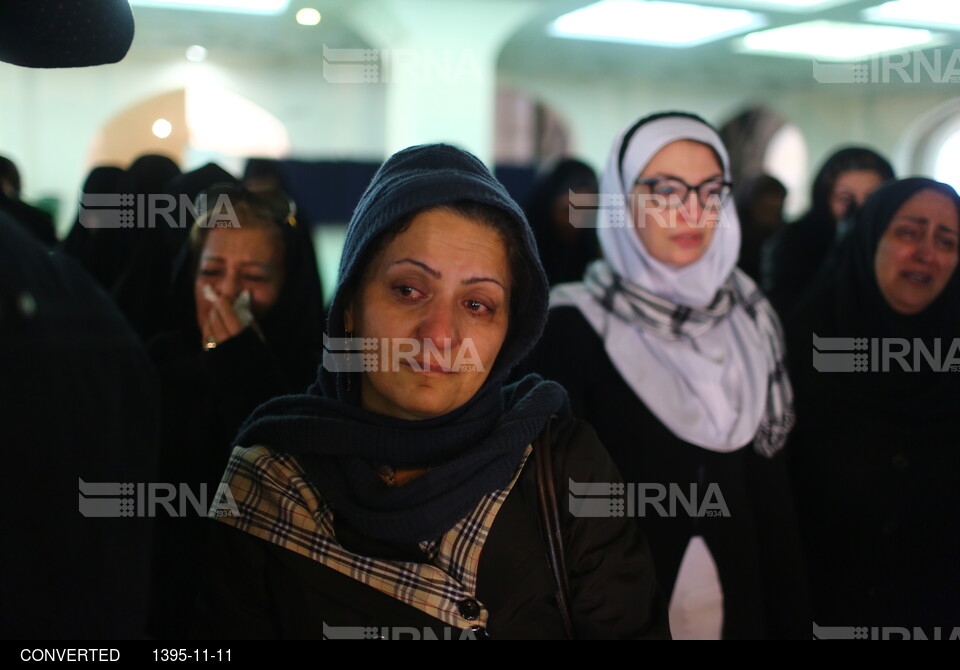 مراسم وداع و تشییع شهدای آتش نشان حادثه پلاسکو