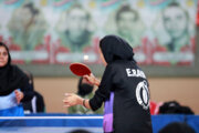 مسابقات تنیس روی میز نونهالان دختر کشور در همدان آغاز شد