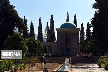 Tajikistan interior minster visits Tomb of Saadi