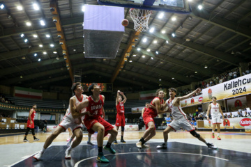 U-18 basketball match between Iran and Turkiye