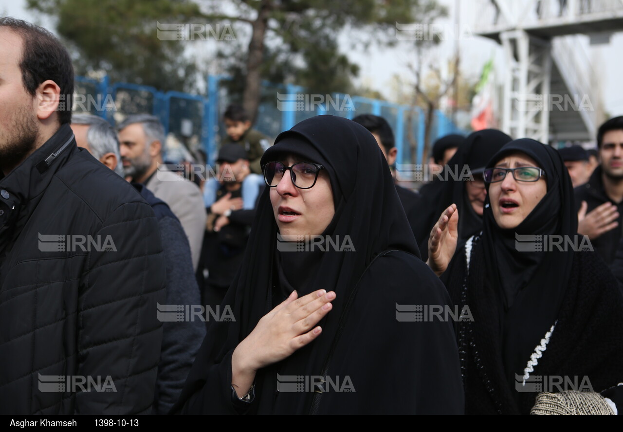 راهپیمایی مردم تهران در پی شهادت سردار سپهبد قاسم سلیمانی