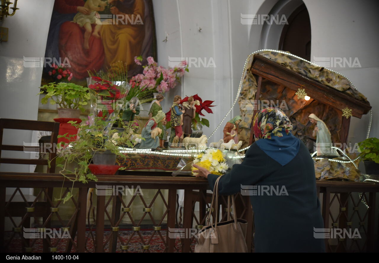 مراسم میلاد حضرت مسیح (ع) در کلیسای گریگور روشنگر