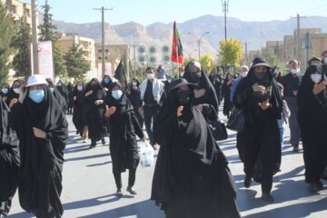 راه پیمایی جا ماندگان اربعین در ایلام