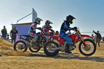 Iran : 5e manche du championnat de motocross féminin