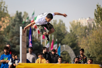 Campeonato Nacional de Parkour en Tabriz