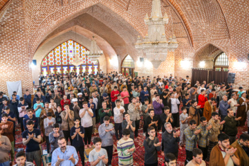 Iran : Cérémonie de retraite spirituelle (Itikaf) à Tabriz au nord-ouest