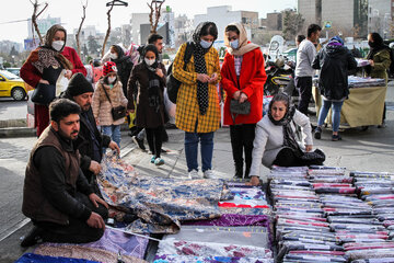 Mercado de compras de Año Nuevo en Irán
