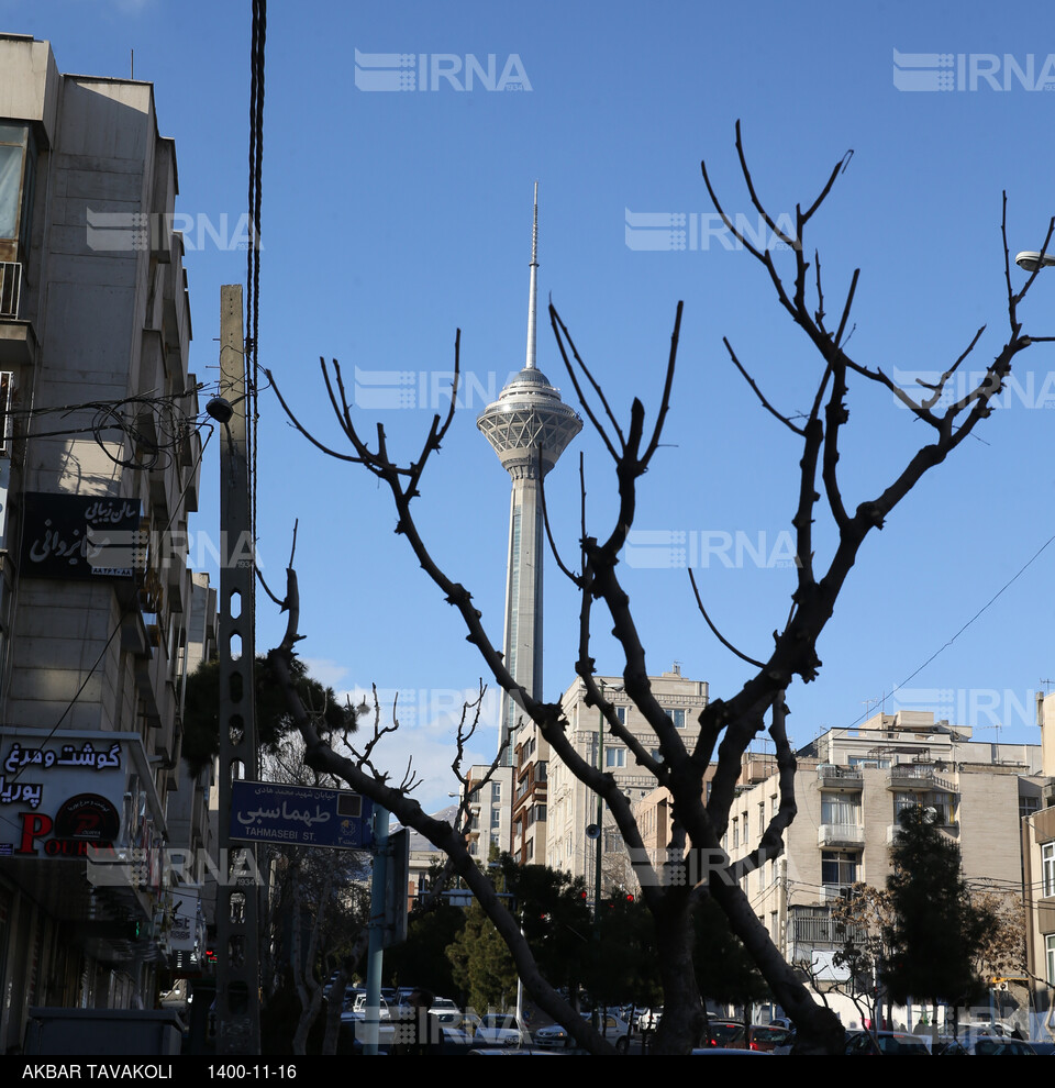 برج میلاد در هوای پاک تهران