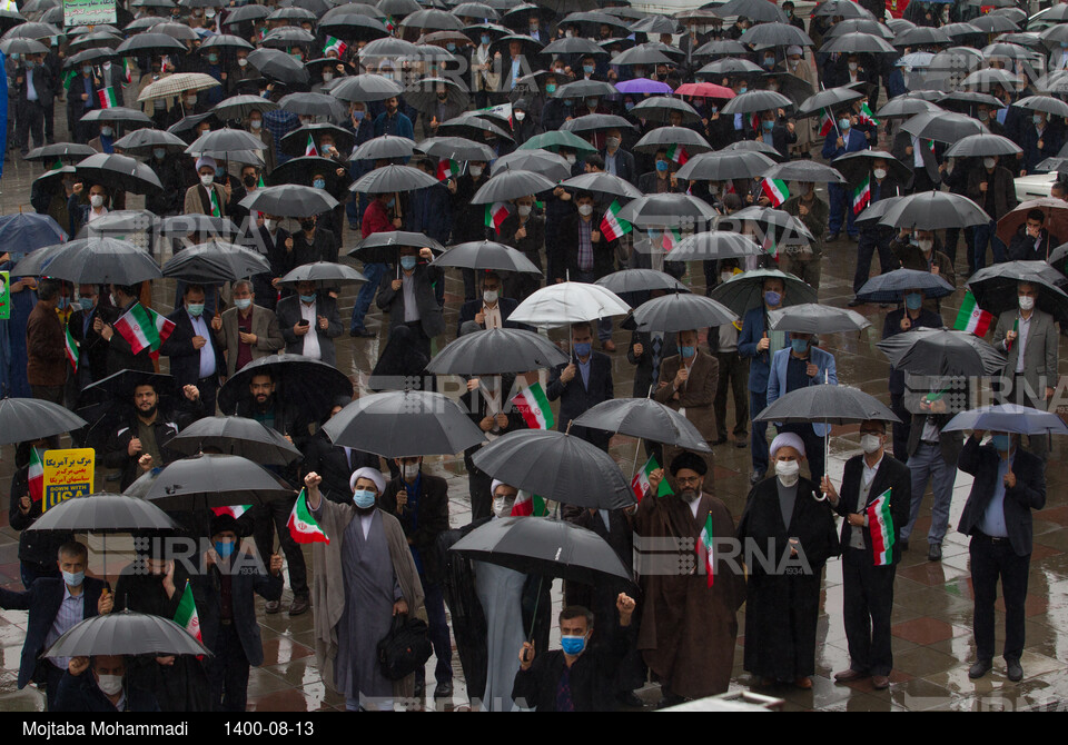 مراسم گرامیداشت روز ۱۳ آبان در رشت