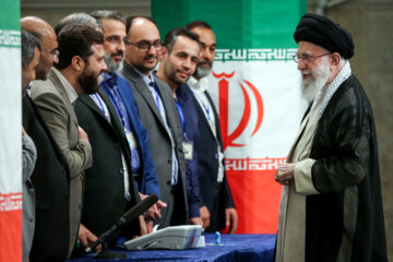 Supreme Leader Casts His Vote in Iran's 14th Presidential Election