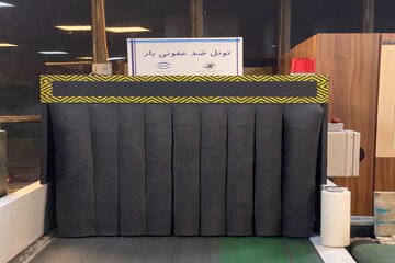 تونل ضدعفونی بار مسافر در فرودگاه زاهدان راه‌اندازی شد