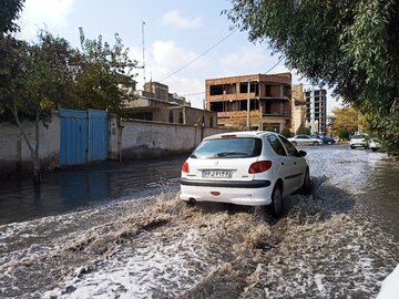 آبگرفتگی معابر شهر کرمان