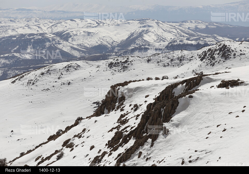 تفریحات زمستانی در پیست پولادکف فارس