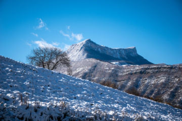 بارش برف پاییزی در گلستان