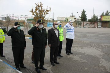 رزمایش طرح انتظامی ترافیکی در سمنان