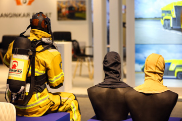 Une exposition des sapeurs-pompiers au sud de l’Iran