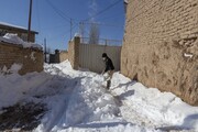 بارش برف در منطقه کوهستانی شاهکوه گلستان به ۲۰ سانتی‌متر رسید