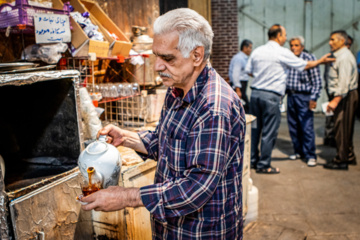 La casa de té Mozafariye en Tabriz 